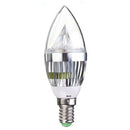 6x E14 4.5W LED Candle Bulbs Cool White Non Dimmable Replace 40W Incandesce U5N7