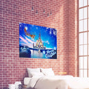 Christmas Castle Diamond Painting 5D DIY Full Round Drill Mosaic Picture