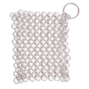 Stainless Steel Cast Iron Cleaner Chainmail Scrubbe Home Cookware Kitchen Tool Z