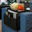 Practical 4 Pockets Sofa Arm Storage Bag Chair Couch Mobile Phones Magazine S6S9