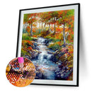 Scenery 5D DIY Full Round Drill Diamond Painting Cross Stitch Art (B863)