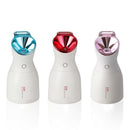 Red 3 in 1 Deep Cleaning Facial Steamer Cleaner Beauty Face Steaming Device