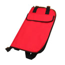 Polyester Double Shoulder Bag Drum Mallet Case for Placing Drumsticks Red
