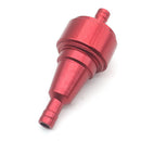 8mm Petrol Gas Fuel Filter Aluminium for Motorbike ATV Quad Inline Red
