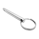 4 Pieces Stainless Steel Boat Bimini Top Deck Hinge Quick Release Ball Pin