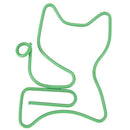 Metal Paper Clips 24 Pieces in PVC Box Cat