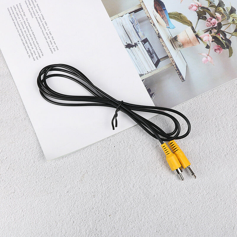 3.5mm 1/8" mono male plug to single rca male audio video^cable adapter cord 1 TE