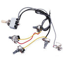 Guitar Wiring Harness Prewired 2 Volumes 2 Tones 4-500k Pots For LP Guitar S8A7