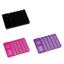 Nail Art Brushes Pen Holder Stand for 5 Makeup Nail Art Brush Paint Palette