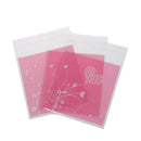 100pcs Clutch bag Purple HEART Bag of Candy Biscuits Gift J5A5