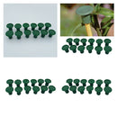 48x Green Plastic Cane End Caps Safety Cane End Caps Bamboo Protectors