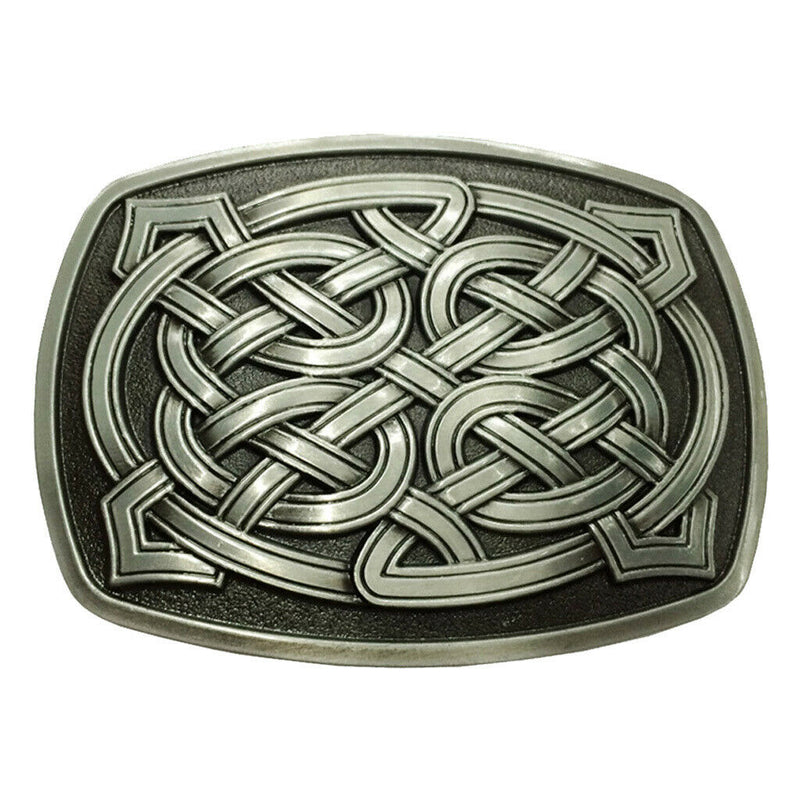 Novelty Classic Rectangle Celtic Pattern Belt Buckle Western Cowboy Rodeo