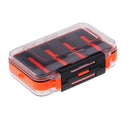 Plastic Fly/Ice Fishing Jig Box Slit Foam Insert Bait Lure Hook Storage Case