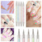 5pcs Crystal Nail Art Dotting Pen Double Head Tools DIY Nail Art Manicure Tool
