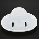 Double Soap Dish Strong Suction Soap Holder Cup Tray for Shower Bathroom