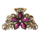 5Pcs Women's Metal Butterfly Flower Rhinestone Hair Claw Clamps Hair Clips