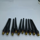 10Pcs/Set Long  Back Caps 41V24 for TIG Welding Torch WP-9 WP-18 WP-26