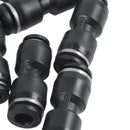 7Pcs Air Pneumatic 6mm to 4mm Straight Push in Connectors Quick Fittings