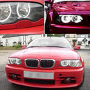 4Pcs 12V Led Angel Eyes White Light Headlight Lamp Rings For Bmw E36 E38 E3