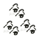 3x Over-the-Door Hooks Hanger Hat Handbag