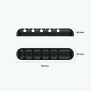 USB Charge Cable Holder Desk Cable Winder Clip Organizer Cord Management  5 Clip