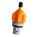 Inflatable Boat Pump Adaptor Air Pump Converter Air Valve Attachment Orange