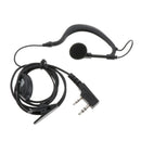 2 PIN Two Way Radio Ear Hook Interphone Earphone For BAOFENG UM