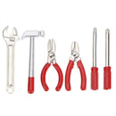 6pcs/Set Hammer Wrench Tools Box RC Crawler Car Simulation Accessories(Red)