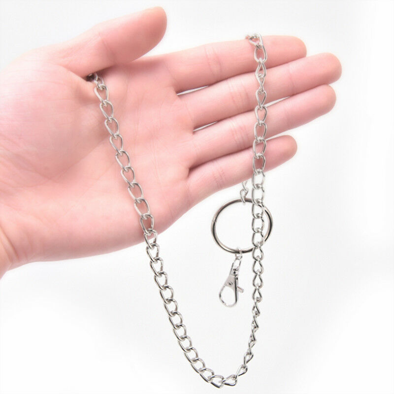 Extra Long Strong Metal Hipster Jean Belt Keychain Ring Clip Key Chain Punk Ew