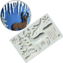 DIY Cake Decorating Tool Christmas tree elk snowflake Mould Sugarcraft Cook Z1U8