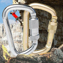 Rock Climbing Mountaineering Locking Carabiner, 45KN, CE Certificated