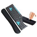 Memory Foam Keyboard Silica Gel Mouse Pad and Wrist Rest Pad w/ Wrist Support
