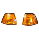 2Pcs Yellow Amber Indicator Lamp Corner Light Lens Side Corner Signal Light A7I6
