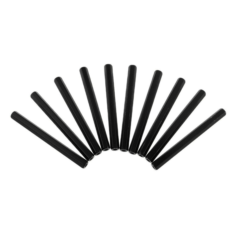 10pcs 80mm Hex Aluminum Standoffs Column M3 for FPV Remote Control Airplane