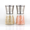 Ceramic Stainless Steel Mill Salt Pepper Manual Bottle Grinder Glass Bottle  Z