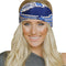 Women Soft Sweatband Stretch Printing Hairband Fashion Gym Yoga Headband A#S