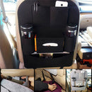 Auto Car Seat Back Multi-Pocket Storage Bag Organizer Holder Accessory Black FT