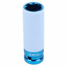 3 Pcs 1/2 inch 17mm 19mm 21mm Alloy Thin Wall Wheel Nut Deep Impact Socket  Z3A1