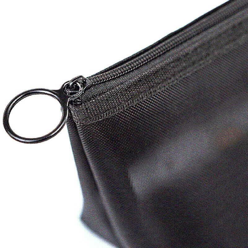 3pcs Cosmetic Bag Travel Fashion Black Toiletry Makeup Organizer Bags Case Pouc-