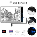 A5 LED Light Painting Board Drawing Sketch Copy Pad Thin Art Stencil With SS Kw