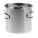 Camping Cup Pot with Foldable Handles and Lid - Ultralight Stainless Steel