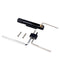 Set of Fixed Guitar Bridge, Tailpiece Nut Bridge 5 Strings Headless + Key +