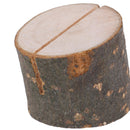 10pcs/lot Wood Pile Photo Natural Tree Stump Shape Clip Stand Party DecoratiFT