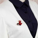 Cartoon Squirrel Enamel Brooch Pin Banquet Weddings Brooch Gifts Lady Jewelry TE
