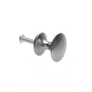 10Pcs Flat Steel Cabinet Door Knob Drawer Bin Dresser Wardrobe Handle Pull