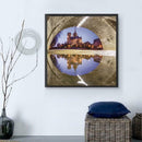 Castle 5D Round Diamond Painting Embroidery DIY Needlework Cross Stitch Set