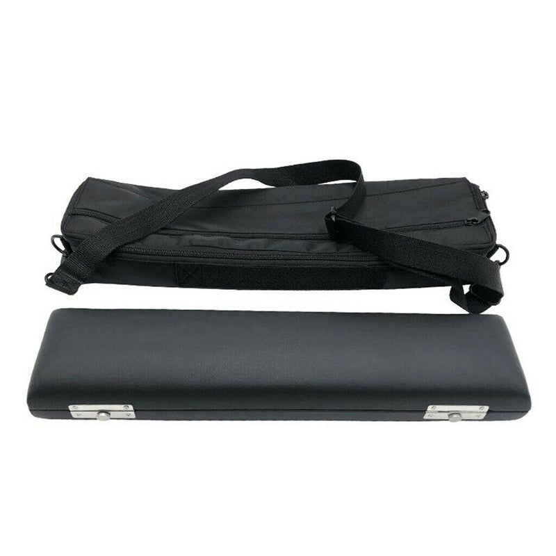 Premium PU Leather Flute Case Gig Bag Flute Cover, 16 Holes Flute