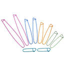 10Pcs 5 Sizes Aluminum Stitch Holders Crochet Knitting Needles Widget Hook Suit