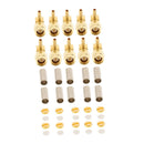 10 Pack SMA Male Plug Crimp Right Angle RF Coax Connector for RG316 RG174 LMR100