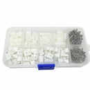 250pcs/lot 50Sets/box kit 2.54mm XH2.54 2p 3p 4 pin Connector plug + straig W9D4